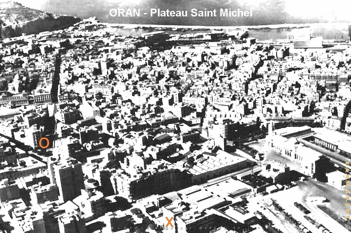 Oran - Plateau Saint Michel  - Gare - Vue aerienne.jpg